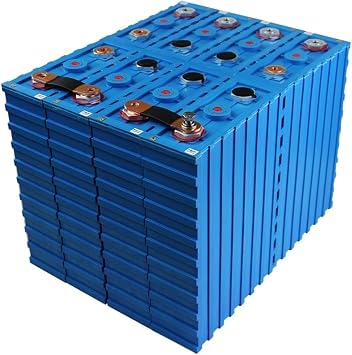 4 200AH 3.2V Rechargeable Battery Lithium Iron Phosphate Solar Cell 8S24V Battery Pack with Free Busbars for Boat, Marine, Golf Cart, Camper