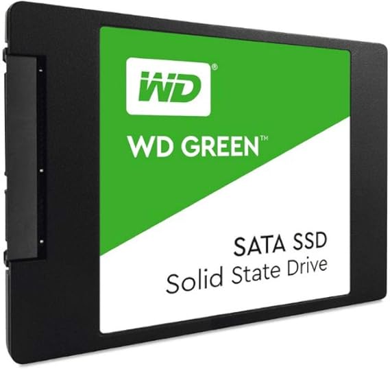 Western Digital 1TB WD Green Internal PC SSD Solid State Drive - SATA III 6 Gb/s, 2.5"/7mm, Up to 550 MB/s - WDS100T2G0A
