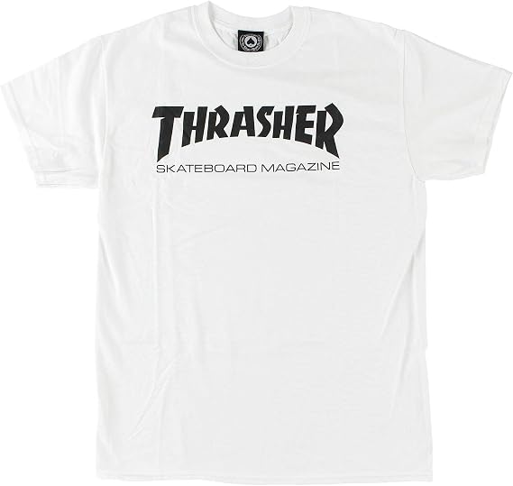 Thrasher Skate Mag Short Sleeve XL-White/Black T-Shirt