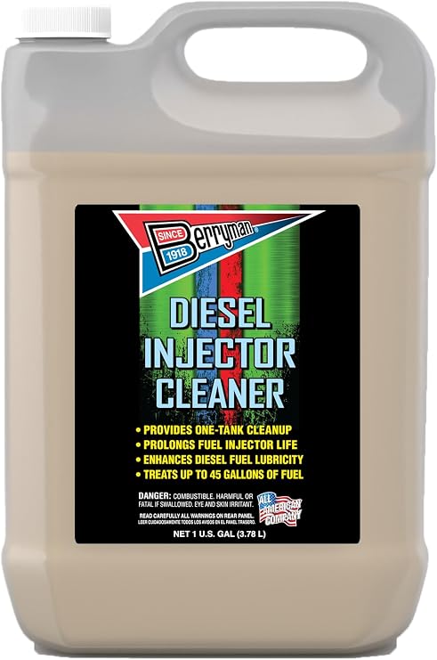 Berryman Diesel Injector Cleaner Fuel System Treatment, Engine Performance - 1 Gallon (Pack of 1)