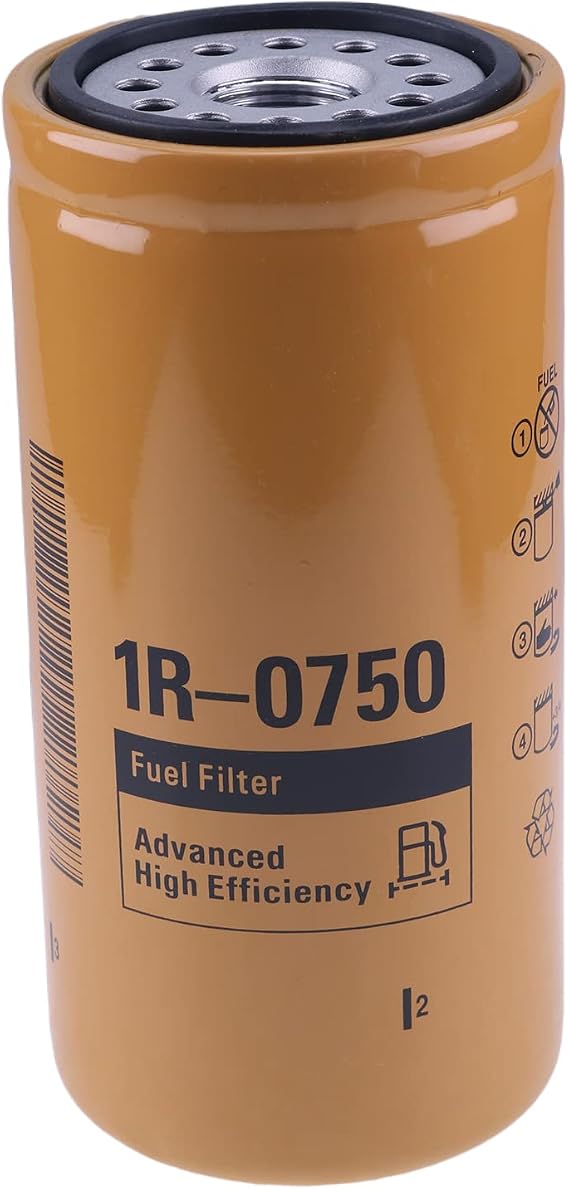 AIVWUMOT Fuel Filter 1R-0750 Compatible with Caterpillar CAT Chevy GMC Duramax 2001-2016 LB7 LML LMM BF7633 FF5320 33528 | LB7 LML LMM BF7633 FF5320 33528 CAT