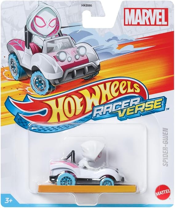 Hot Wheels RacerVerse Veiculo de Brinquedo Spider-Gwen