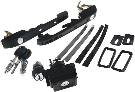 SING F LTD Door Handle Ignition Fuel Cap Kit Compatible with VW 191898081