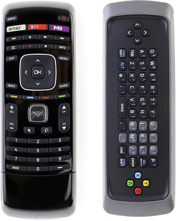 XRT302 QWERTY Keyboard Replace Remote Control fit for Vizio TV E601i-A3
