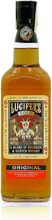 Lucifer’s Gold - American Bourbon and Scotch Whisky Blend for Cocktails and Mixers (70cl)
