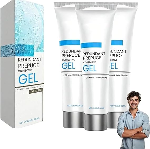 Redundant Prepuce Corrector Gel – Phimosis Cream for Adults, Moisturizing Correction Gel for Excessive Fore-Skin, Men Personal Care Cream, Effectively Relief Quick effect (3 Pcs)