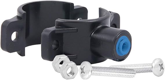 APEC Water Drain Saddle Valve, 1/4" Quick Connect for Under-Sink