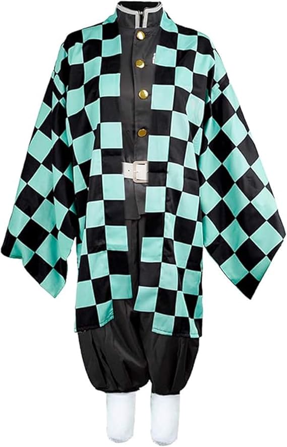 DEVOTEE Demon Slayer Nezuko Kanro Shinobu Kanao Tanjiro Kyougoku Kyojuro Agatsuma Zenitsu Cosplay Kids Costume, Kimetsu no Yaiba Kids Costume 110-150cm 43.3-59.1 inches