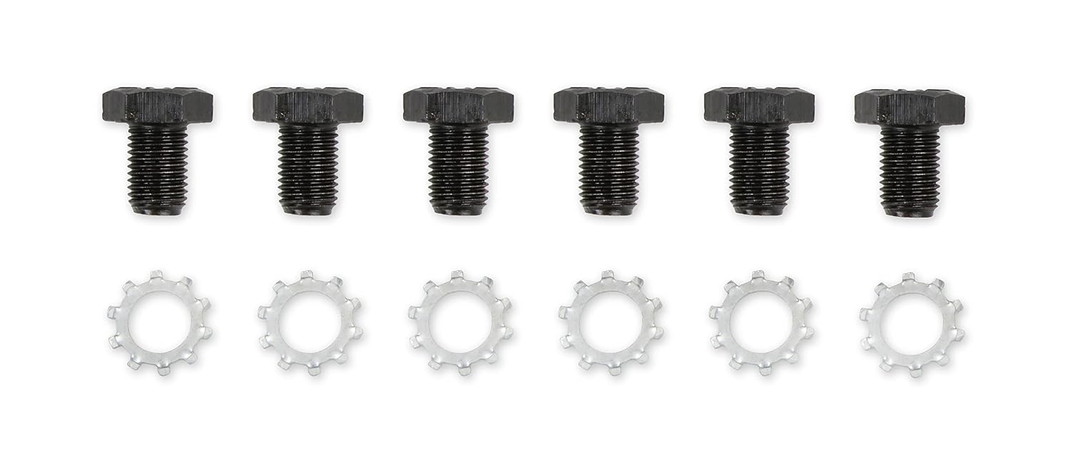 Mr. Gasket Flexplate, Bolts Gr.8 Gm, Black