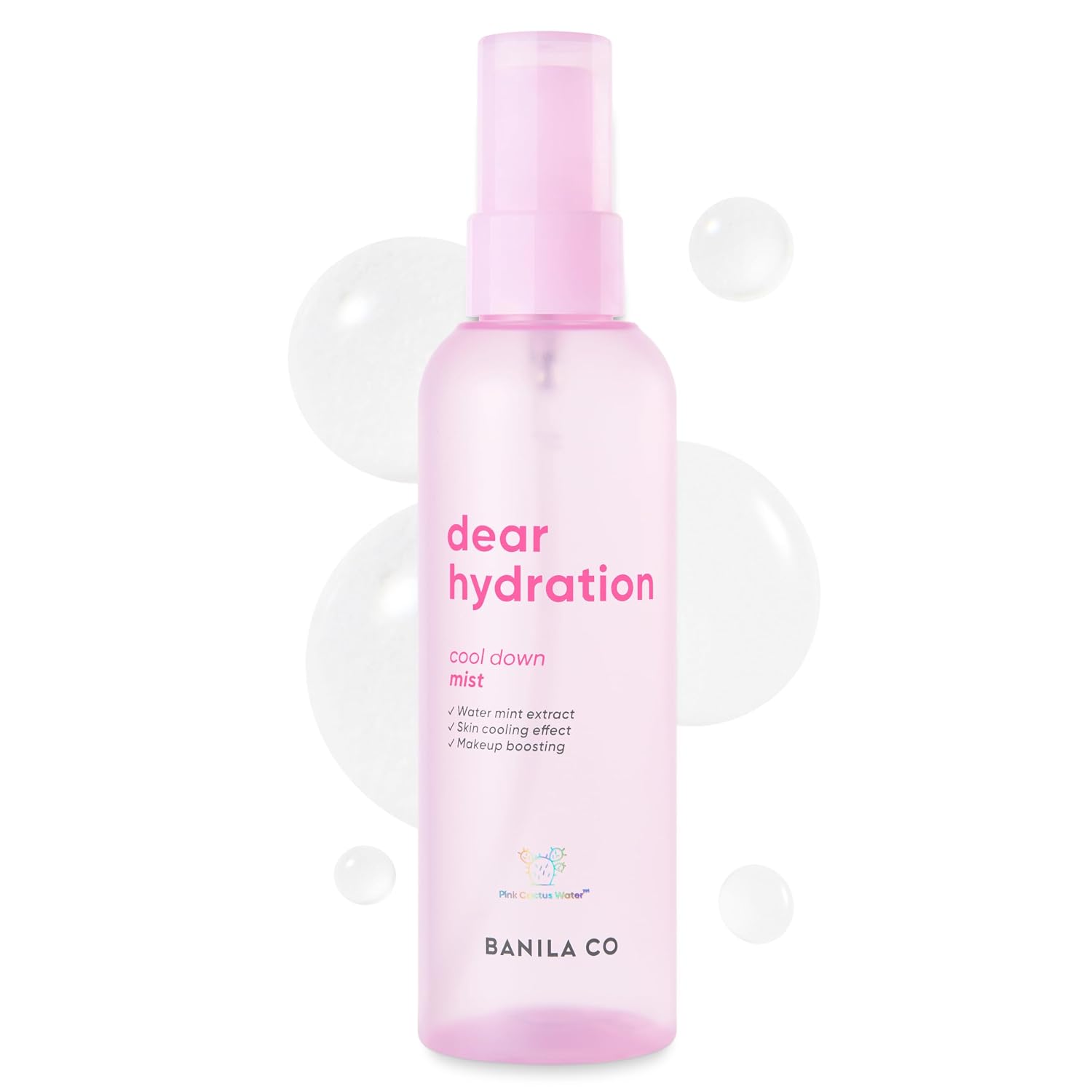BANILA CO Dear Hydration Cool Down Mist | Lightweight Skin Cooling & Moisturizing Makeup Fixer Setting Spray | Hydration Boost, Radiant Glow Serum 99ml  3.34 fl oz