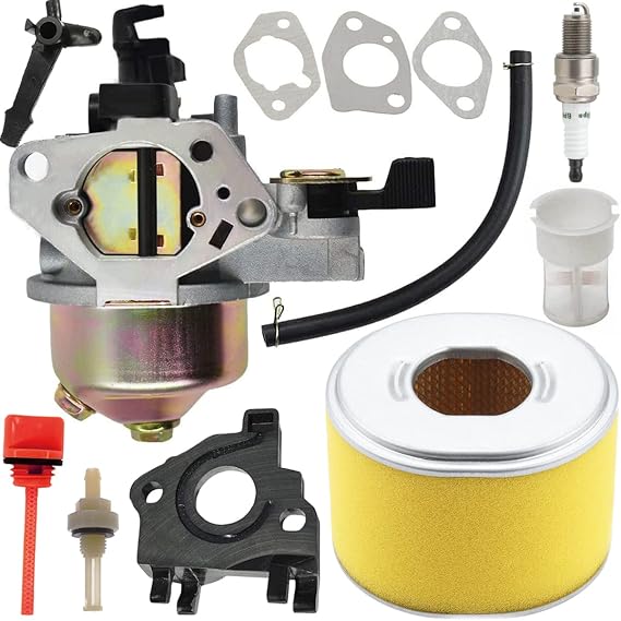 ZAMDOE Carburetor for Honda GX240 GX270 8HP 9HP Engines Replaces # 16100-ZE2-W71 1616100-ZH9-820 with Air Filter Spark Plug Gasket Fuel Line
