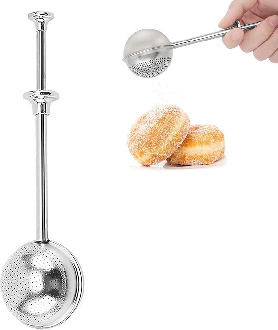 Baker's Dusting Wand for Baking, Powdered Sugar Shaker Duster Sifter