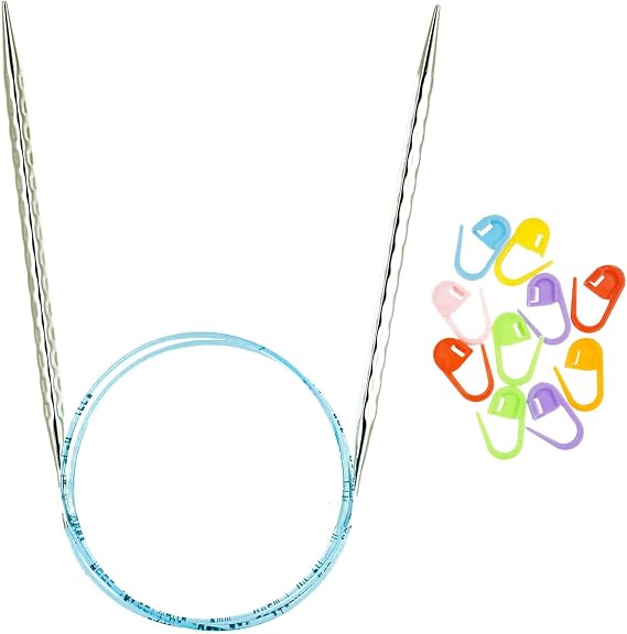 addi Skacel Rocket 2 Squared 32in. US 0 (2mm) Circular Knitting Needle