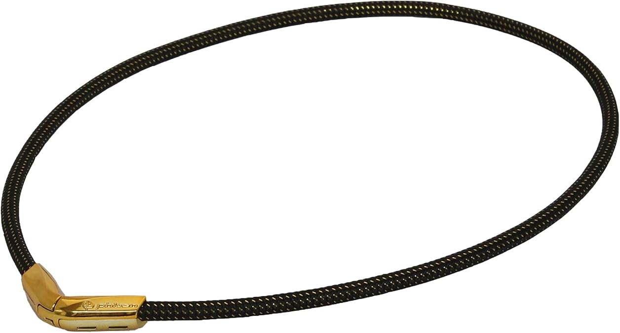 Phiten X50 Titanium V-Edge Necklace, Men and Women, 20 inch