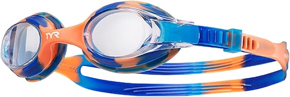 TYR Kids' Swimple Goggles - Colorful Swim Goggles for Beginners