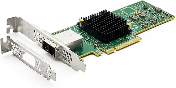 Broadcom 12G External PCI-E SAS/SATA HBA Controller Card, Compatible for SAS 9300-8E
