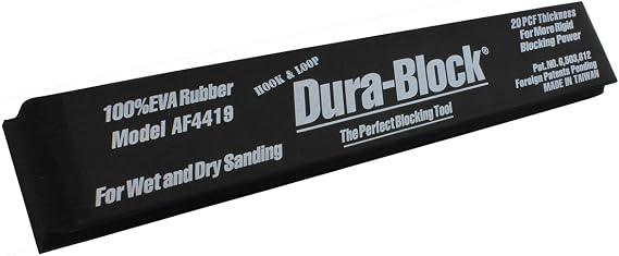 Dura-Block (AF4419) Hook & Loop Black 16.5" Sanding Block