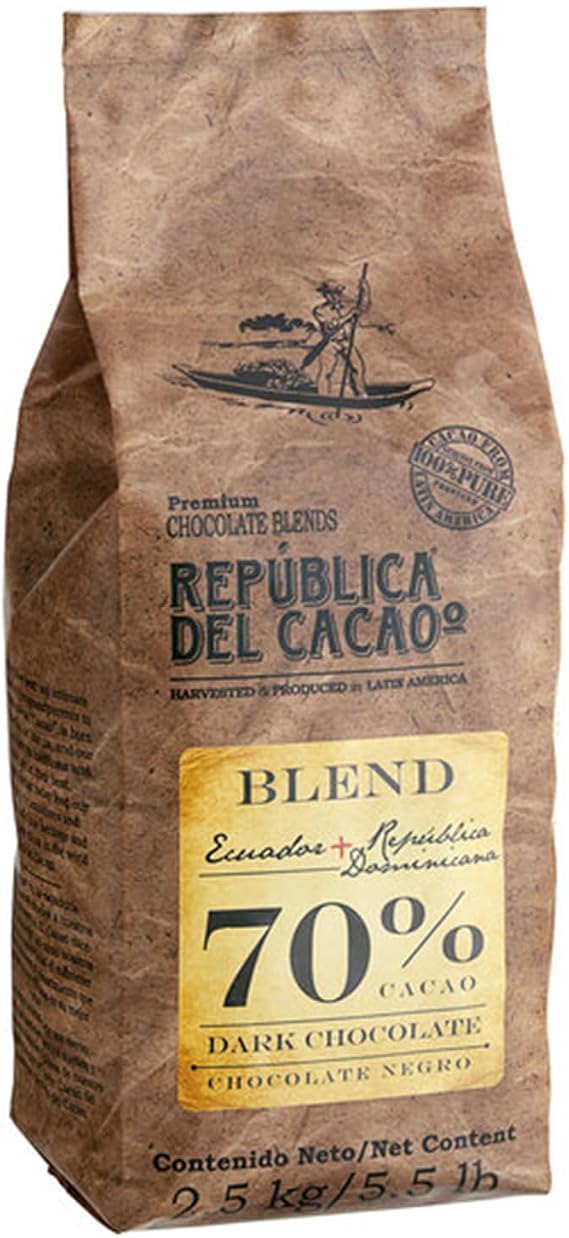 70% Dark Chocolate Couverture 5.5 lb WS-999RDC30033-NF