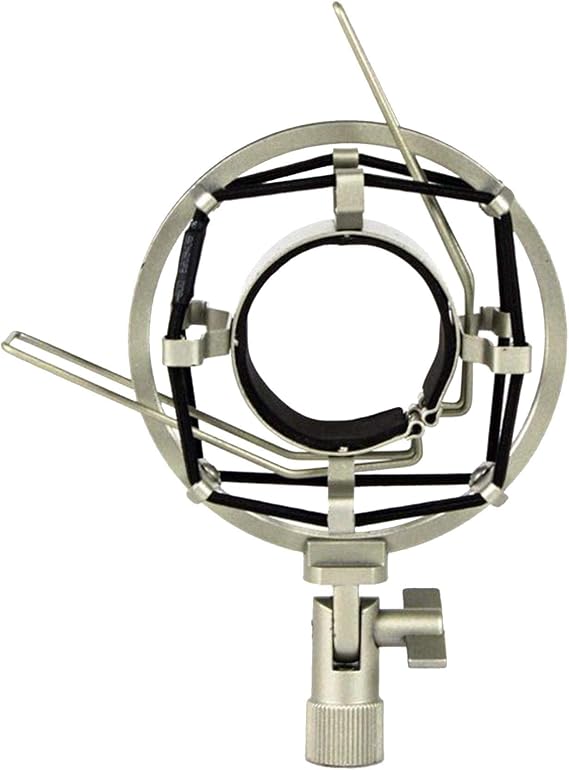 MXL Silver Shock Mount, compatible with Aston Spirit Microphone
