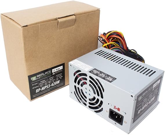 Replace Power 300W 300 Watt ATX Power Supply Replacement for HP Bestec ATX-250-12E, ATX-300-12E, ATX-300-12E-D