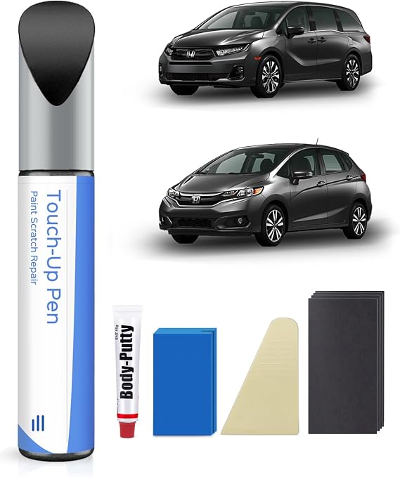 Polished Metal Metallic(NH-737M) Touch Up Paint Repair Kit Compatible with Honda - DIY Kit Exactly Matches Chips and Nicks