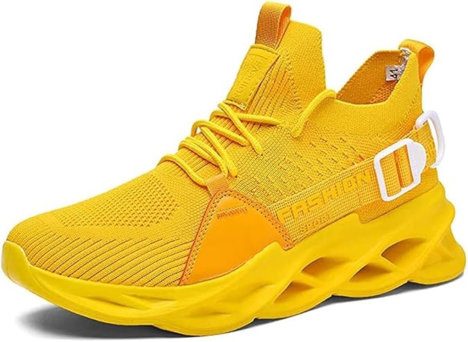 Men's Trainers Athletic Shoes Breathable Walking Tennis Running Shoes Slip Casual Fashion Sneakers