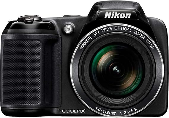 Nikon Coolpix L340 20.2 MP Digital Camera with 28x Optical Zoom and 3.0" LCD Black
