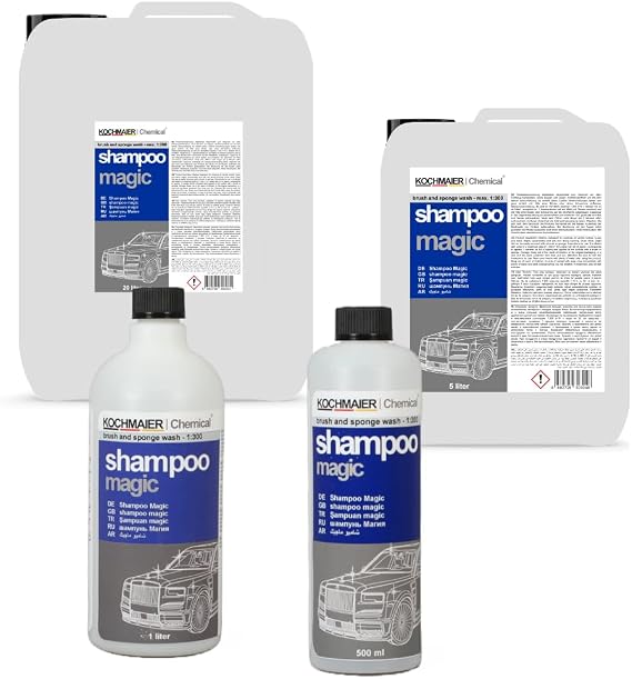 shampoo magic Oto Araç Cilalı Kostiksiz Şampuan Temizleyici Kopüklü Snow Foam Yıkama Konsantre 1:300 (20 Litre/Kg)