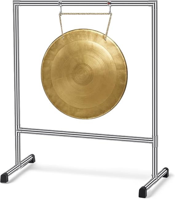 Zonon Metal Gong Stand Holds, Compatible Gong Size up to 40in