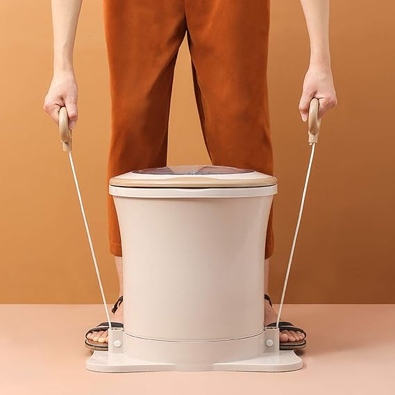 Portable Compact Spin Dryer for Clothes - Effortlessly Dries Laundry in Minutes, Mini Non-Electric Manual Drying Machine ideal for Apartment, Dorm, Camping - Space-Saver Design