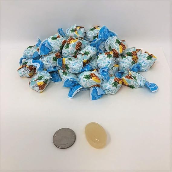 Arcor Pineapple Filled Fruit Bon Bons 2 pounds bulk pineapple hard candy