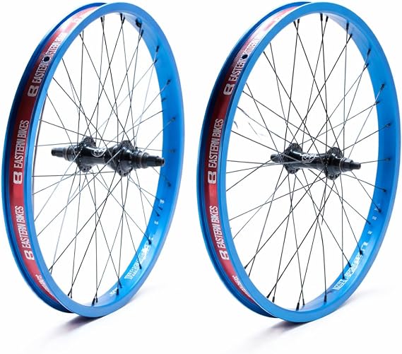 Eastern Bikes Throttle Front & Rear 20-Inch Blue BMX Wheel Bundle