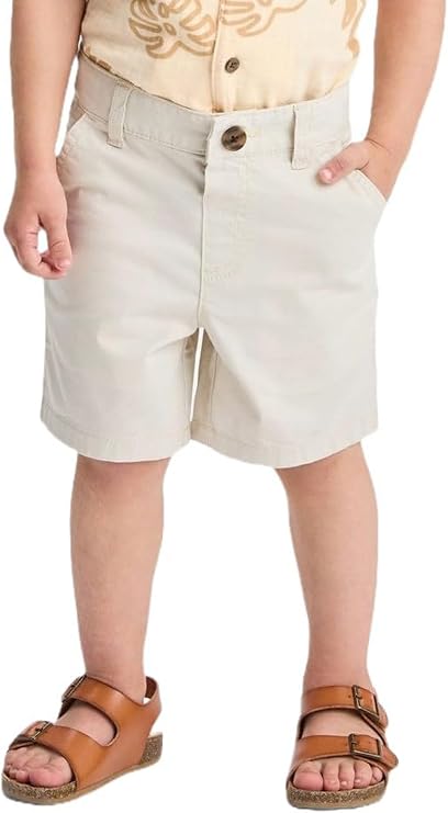 Cat & Jack Baby Boys' & Toddler Boys' Pull-On Woven Flat Front Shorts-