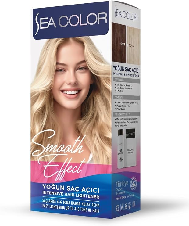SEA COLOR Smoot Effect Intensive Hair Lightener (YOĞUN SAÇ AÇICI)