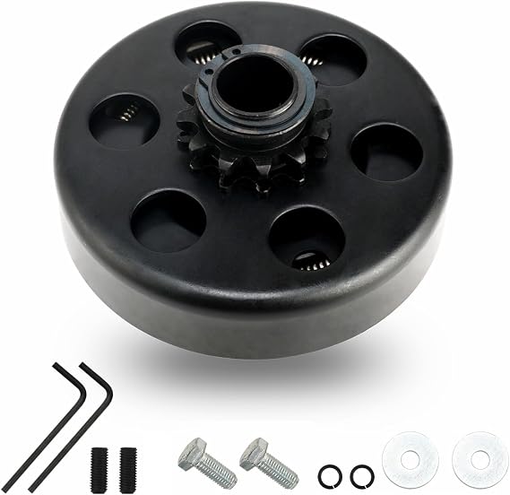 Centrifugal Clutch Go Kart Clutch 12 Tooth 3/4" Bore #35 Chain 6.5HP Predator 212 Compatible with Go Karts Mini Bike (12T 3/4" BORE #35 Centrifugal Clutch)