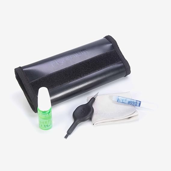 Flytanium Knife Care Kit Comprehensive Toolset for Knife Maintenance, Including Knife Lube, Threadlocker, PickPuck Tool, and PVC Pouch