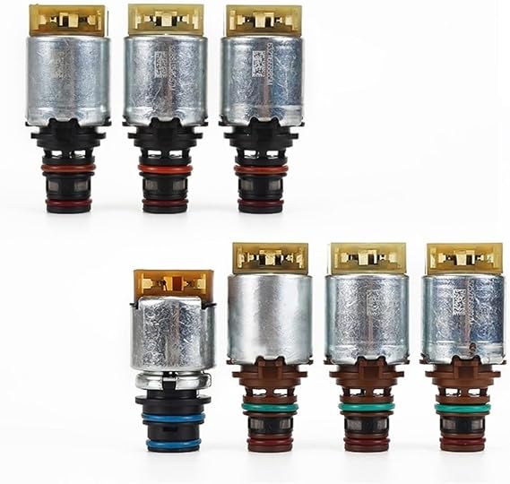 7PCS 6R80 Transmission Valve Body Solenoid Kit Compatible For Ford Explorer Ranger Mustang Territory Transit Everest F-150 2011-2017