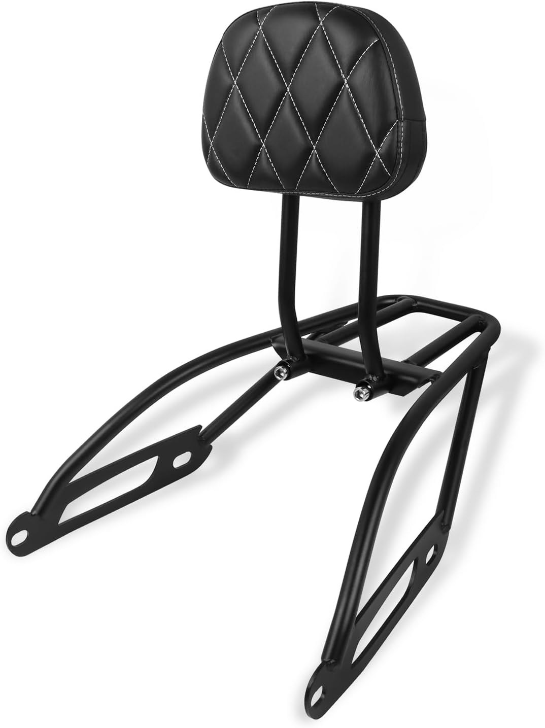 CHIFUN Rear Passenger Backrest Sissy Bar Compatible with Harley Street 750 500 XG750 XG500 2015-2020 Black Steel Detachable Motorcycle Rear Luggage Rack