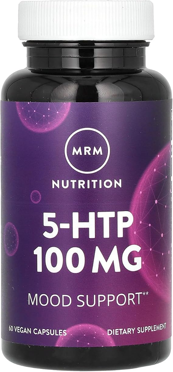 MRM Nutrition - 5-HTP 100 MG Capsules, for Women & Men - 60 Servings | Griffonia Bean Extract Supplement, Serotonin Precursor, Restful Sleep, Supports Healthy Appetite Management & Adult Wellness