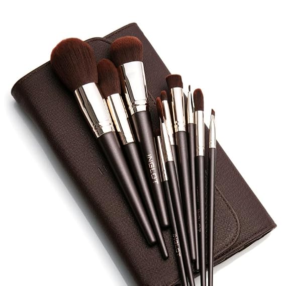 INGLOT Brush Set in a Case (CHOCOLATE)