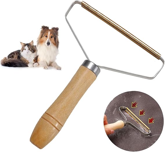 Pet Hair Remover,Dog Hair Remover Lint Remover for Removing Dog Cat Hair and Dust from Clothes, Sheets, Couch, Furniture, Curtain, Blanket, Carpet, Car Interior (1PCS)