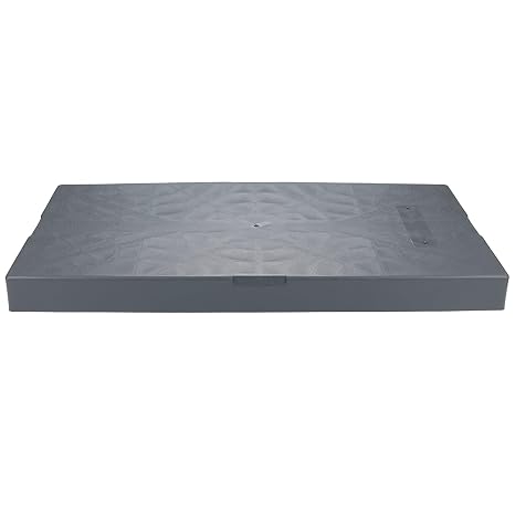 Diversitech E Lite Plastic Equipment Pad for HVAC Systems, 32" x 32" x 2", Gray (EL3232-2)