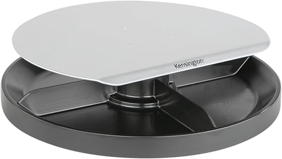 Kensington SmartFit Swivel Monitor Stand, Adjustable Height, Grey & Black, 60049EU