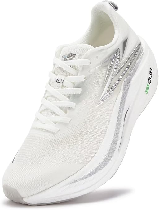 361 Flame 5 Mix Running Shoes for Men Wide Foot Sneakers Lightweight,Breathable,Cushion,Carbon Plate Running Shoes for Professional Race,Marathon Training Shoes,Zapatillas para Hombres profesionales