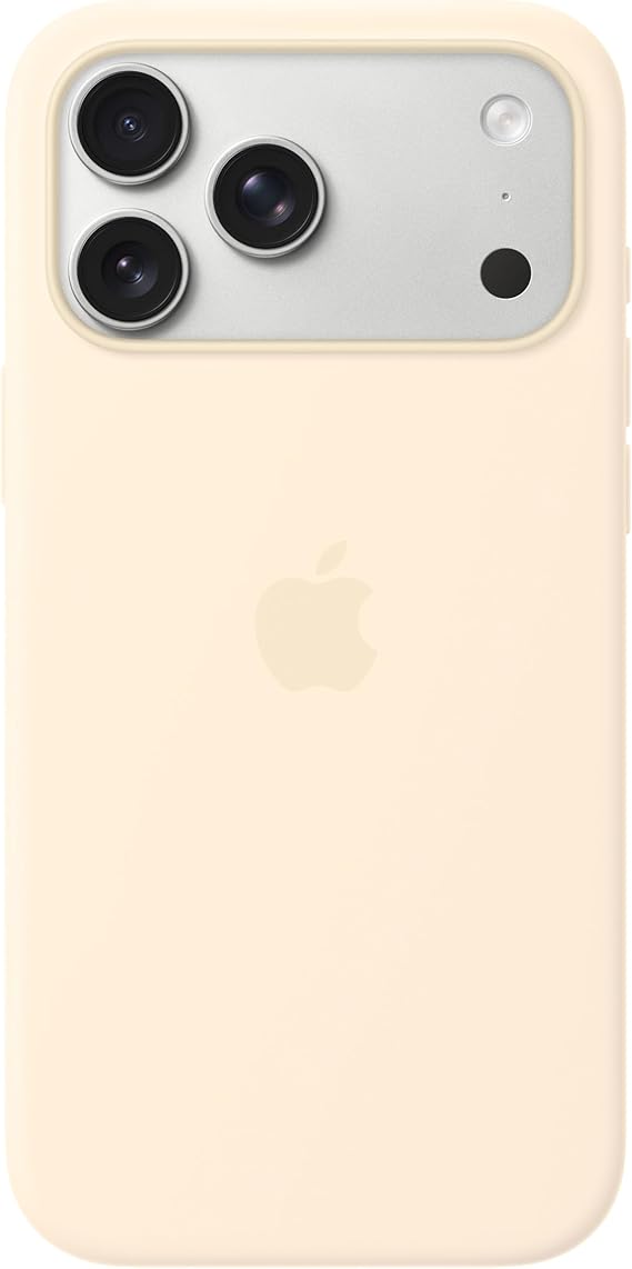 Apple iPhone 17 Pro Max Silicone Case with MagSafe - Vanilla