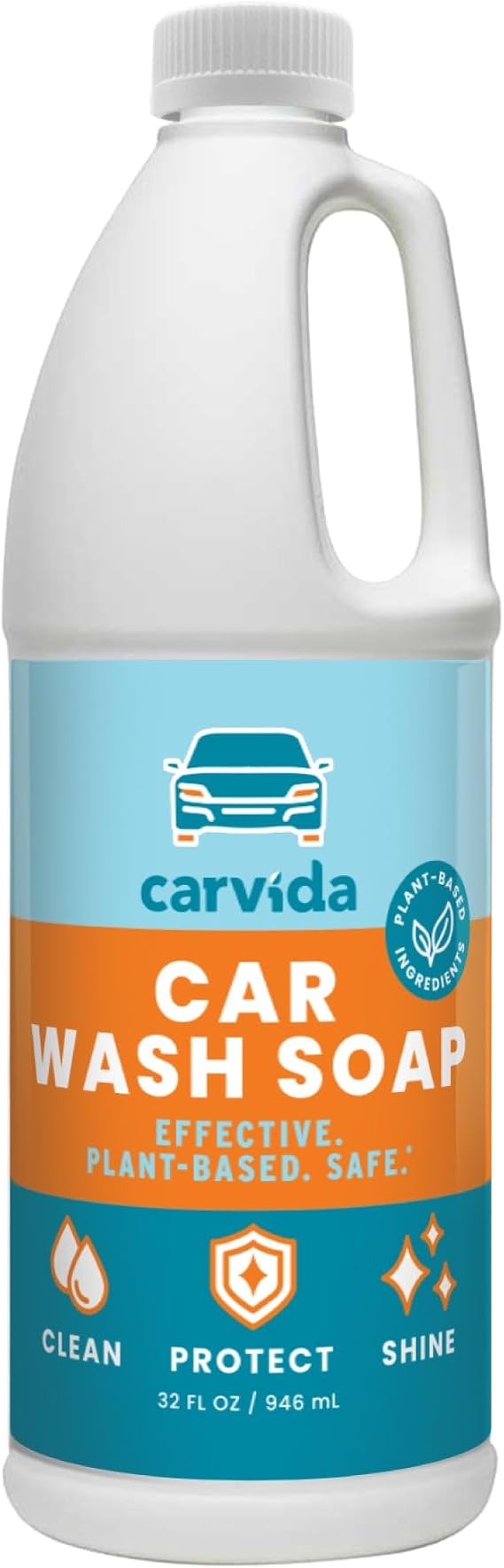 Carvida Car Wash Soap, Moderate-Foam Concentrated Professional Automotive Cleaning Soap, Plant-based, 32oz