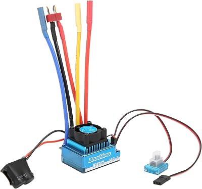 Pomya RC Car ESC, Brushless ESC, Electronic Components for Outdoor Use80A