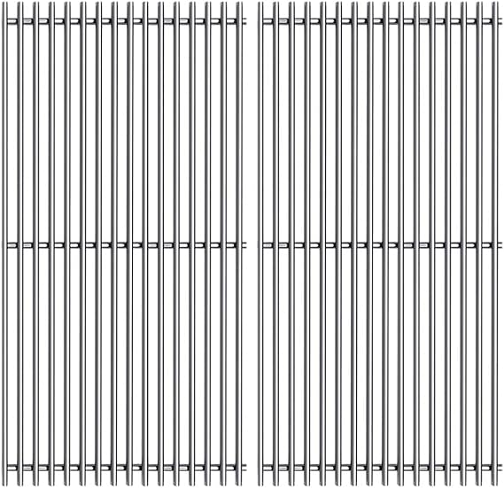 S146.47469610 (2-Pack) 16 1/2" Stainless Steel Grates Replacement for Kenmore 146.23680310 146.30213510 146.23770310 146.47468610 146.47469610 640-05057375-7