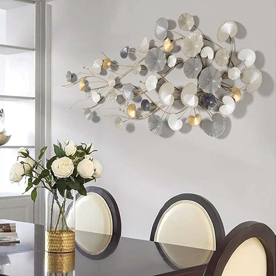 Creative 3D metal wall decoration, modern wall art, decorative object
