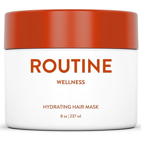 Routine Wellness Hydrating & Conditioning Hair Mask, 8oz, Coconut & Vanilla